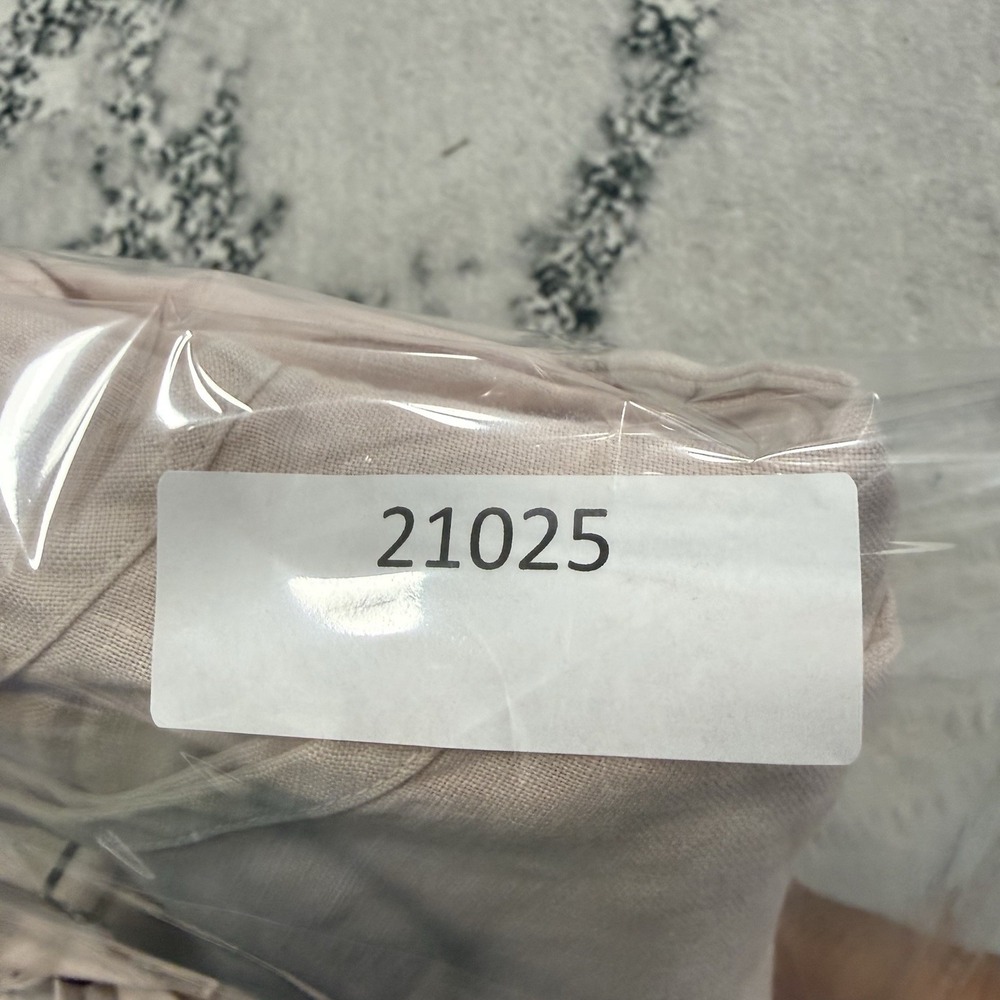 Ema Costa Linen Jumpsuit Womens Small Sleeveless Pink Minimalist Lagenlook Boho - Picture 11 of 11
